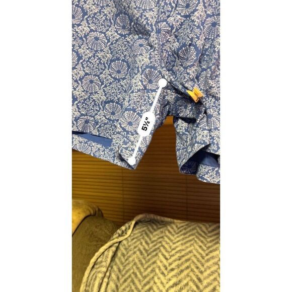 Old Navy Blue Patterned Cotton Shorts Size 10 - Picture 7 of 9